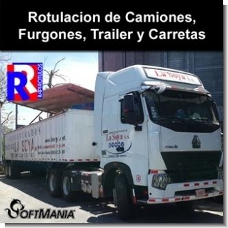 Rotulacion de Camiones, Furgones, Trailer y Carretas