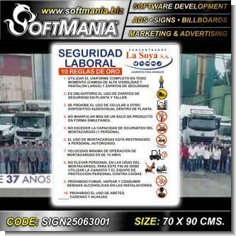 Material Publicitario Banner Full Color con Ojetes de Metal para Amarrar con