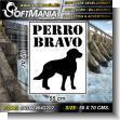 SIGN24042202: Premade PVC 3 Millimeters with Text Brave Dog Advertising Material for Hydroelectric Production Plant brand Softmania Ads Dimensions 21.7x27.6 Inches
