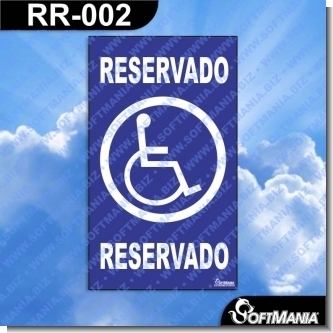 RR-002:    Rotulo Prefabricado - RESERVADO
