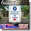 SMRR23052303: Premade PVC 3 Millimeters with Text Parking Area for Visitors Advertising Sign for Condominium brand Softmania Advertising Dimensions 11.8x17.7 Inches