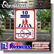 SMRR23052305: Iron Sheet with Cut Vinyl Lettering with Text Student Crossing No Honk Advertising Sign for Condominium brand Softmania Advertising Dimensions 15.7x23.6 Inches