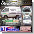 SMRR23051013: Advertising for Company Vehicle Fleet Double Sided with Text Colex Messaging and Package Delivery Advertising Sign for Delivery and Shipping Company brand Softmania Advertising Dimensions 19.7x3.9 Foot