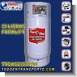 TTGAS23031701: Loaded Gas Container Cylinder Type Ms 35 Pounds Forklift