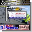 SMRR23090428: Acrylic Light Box with Aluminum Frame Double Sided with Text Construction of Electrical and Civil Networks Advertising Sign for Construction Company brand Softmania Rotulos Dimensions 35.4x15.7 Inches
