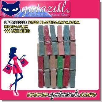 Lee el articulo completo PINZA PLASTICA PARA ROPA MARCA FLEX 144 UNIDADES