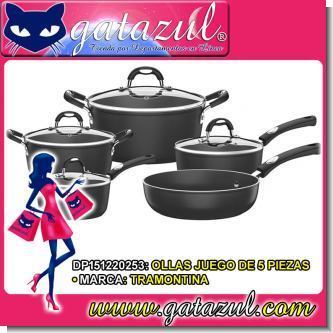 Lee el articulo completo OLLAS JUEGO DE 5 PIEZAS MARCA TRAMONTINA