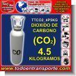 TTCO2_4P5KG: Rotation Gas Cylinder Carbon Dioxide (co2) of 4.5 Kilograms with Refill Included