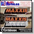 SMRR22111805: Acrylic Light Box with Text Maxxis Tire brand Logo Advertising Sign for Car Tire Store brand Rapirotulos Dimensions 9.2x1.8 Foot