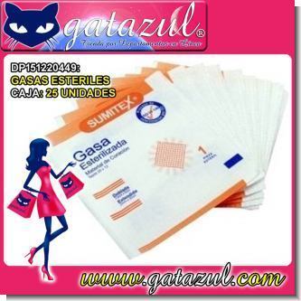 Lee el articulo completo GASAS ESTERILES CAJA DE 25 UNIDADES Lee el articulo completo GASAS ESTERILES CAJA DE 25 UNIDADES