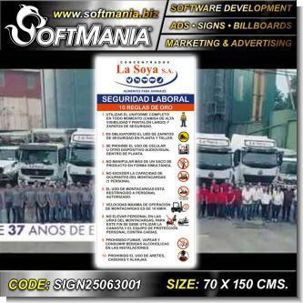 Material Publicitario Banner Full Color con Ojetes de Metal para Amarrar con
