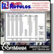 SMRR22100501: White Melamine Board with Cut Vinyl Lettering with Text Kanban Board Material Liner Advertising Sign for Industrial Factory of Plastic Products brand Rapirotulos Dimensions 82.7x59.1 Inches