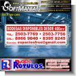 SMRR23090309: Cut Vinyl Banner with Metal Holes to Tie with Text Warehouses Available from 400 Square Meters Advertising Sign for Real Estate brand Softmania Rotulos Dimensions 9.8x3.3 Foot