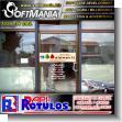 SMRR23091625: Rotulo Publicitario Adhesivo de Seguridad con Texto Bienvenidos a Elements para Salon Spa marca Softmania Rotulos de Dimensiones 1x1.9 Metros