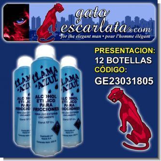 Lee el articulo completo ALCOHOL AZUL DESINFECTANTE PARA FRICCIONES MARCA LLAMA AZUL - 12 BOTELLAS DE 230 MILILITROS
