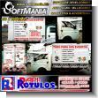 SMRR23090611: Advertising for Company Vehicle Fleet Double Sided with Text Everything for Your Events Advertising Sign for Rental Warehouses brand Signs Art Dimensions 14.8x8.2 Foot