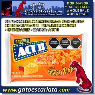 Lee el articulo completo PALOMITAS DE MAIZ CON QUESO CHEDDAR PICANTE  PARA MICROONDAS MARCA ACT II 15 UNIDADES Lee el articulo completo PALOMITAS DE MAIZ CON QUESO CHEDDAR PICANTE  PARA MICROONDAS MARCA ACT II 15 UNIDADES