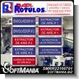 SMRR22100701: ROTULO PUBLICITARIO ETIQUETAS TERMICAS CON TEXTO IDENTIFICADORES DE EQUIPOS E