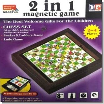 Read full article MAGNETIC BOARD GAME 2 IN 1 STAIRS AND CHESS (22X27 CENTIMETERS)