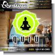 Rotulo Publicitario Letras de Alto Relieve Cortadas en Plastico PVC de 10 Milimetros con Texto Guru Estudio Creativo para Tienda Boutique marca Softmania Ads de Dimensiones 1.7x1.1 Metros