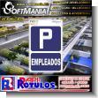 SMRR23090346: Pvc 3 Millimeters with Full Color Printing with Text Employee Parking Advertising Sign for Fruit Packing Plant brand Softmania Rotulos Dimensions 9.8x15.7 Inches