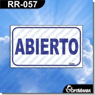 Lee el articulo completo Rotulo Prefabricado - ABIERTO Lee el articulo completo Rotulo Prefabricado - ABIERTO