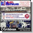 SMRR22100909: Full Color Banner with Metal Holes to Tie with Text Please Respect the Speed Limits Advertising Sign for Industrial Factory of Plastic Products brand Rapirotulos Dimensions 11.5x2.6 Foot