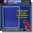 GE24011505: Cuaderno de 50 Hojas Cosido Largo y Tapa de Un Color marca Buho - 12 Unidades