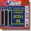 TTCO223071002: Rotation Gas Cylinder Carbon Dioxide (co2) of 25 Kilograms with Refill Included
