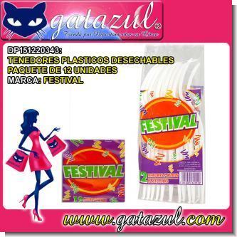 Read full article DISPOSABLE PLASTIC FORKS FESTIVAL BRAND PACK OF 12 UNITS