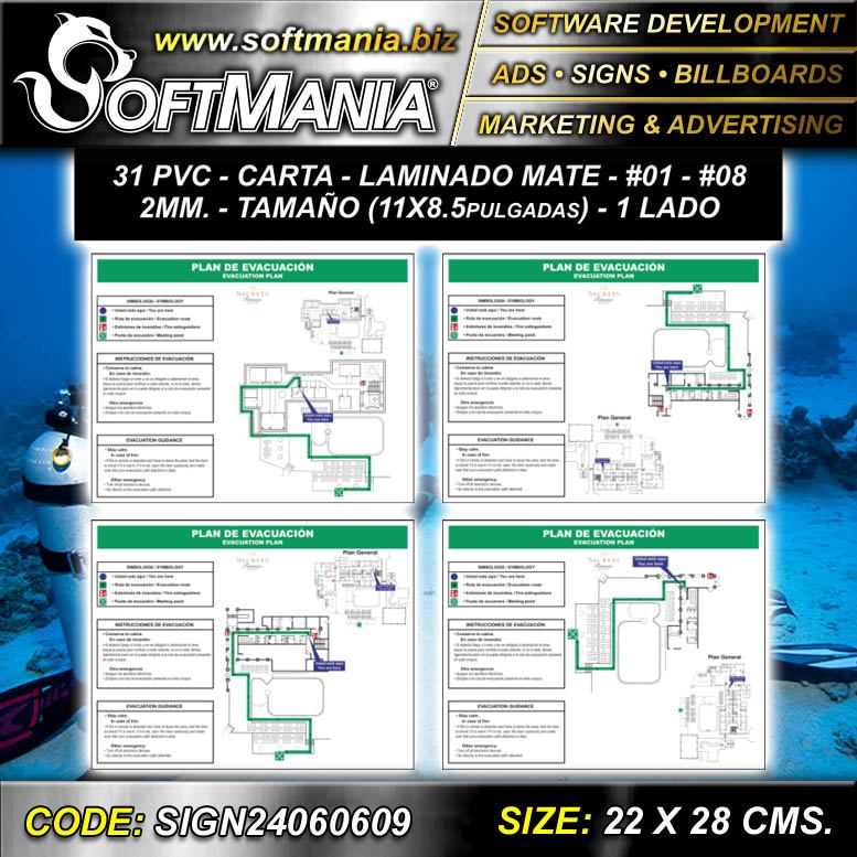 Lee el articulo completo Material Publicitario PVC 3 Milimetros con Rotulacion Full Color con Texto Ruta de Evacuacion para Escuela de Buceo marca Softmania Ads de Dimensiones 55x55 Centimetros Lee el articulo completo Material Publicitario PVC 3 Milimetros con Rotulacion Full Color con Texto Ruta de Evacuacion para Escuela de Buceo marca Softmania Ads de Dimensiones 55x55 Centimetros