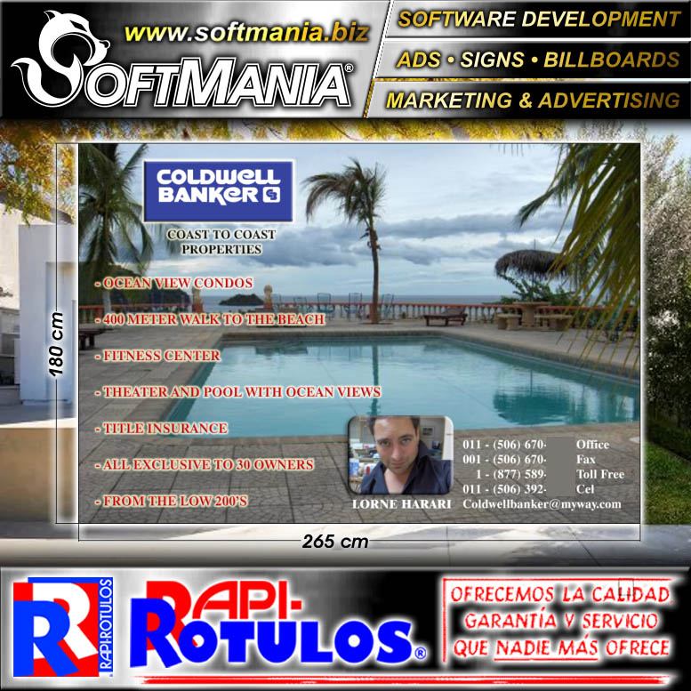Lee el articulo completo ROTULO PUBLICITARIO BANNER FULL COLOR CON OJETES DE METAL PARA AMARRAR CON TEXTO COLDWELL BANKER SE VENDE PARA BIENES RAICES MARCA SOFTMANIA ADVERTISING DE DIMENSIONES 2.7X1.8 METROS Lee el articulo completo ROTULO PUBLICITARIO BANNER FULL COLOR CON OJETES DE METAL PARA AMARRAR CON TEXTO COLDWELL BANKER SE VENDE PARA BIENES RAICES MARCA SOFTMANIA ADVERTISING DE DIMENSIONES 2.7X1.8 METROS