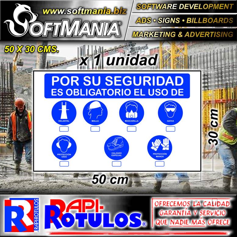 Lee el articulo completo Rotulo Publicitario Logotipo de Aluminio Acm 4mm y Rotulacion de Vinil de Corte Sobre Precinta Metalica con Texto Obligatorio el Uso de Equipo de Seguridad para Empresa Constructora marca Softmania Rotulos de Dimensiones 50x30 Centimetros Lee el articulo completo Rotulo Publicitario Logotipo de Aluminio Acm 4mm y Rotulacion de Vinil de Corte Sobre Precinta Metalica con Texto Obligatorio el Uso de Equipo de Seguridad para Empresa Constructora marca Softmania Rotulos de Dimensiones 50x30 Centimetros