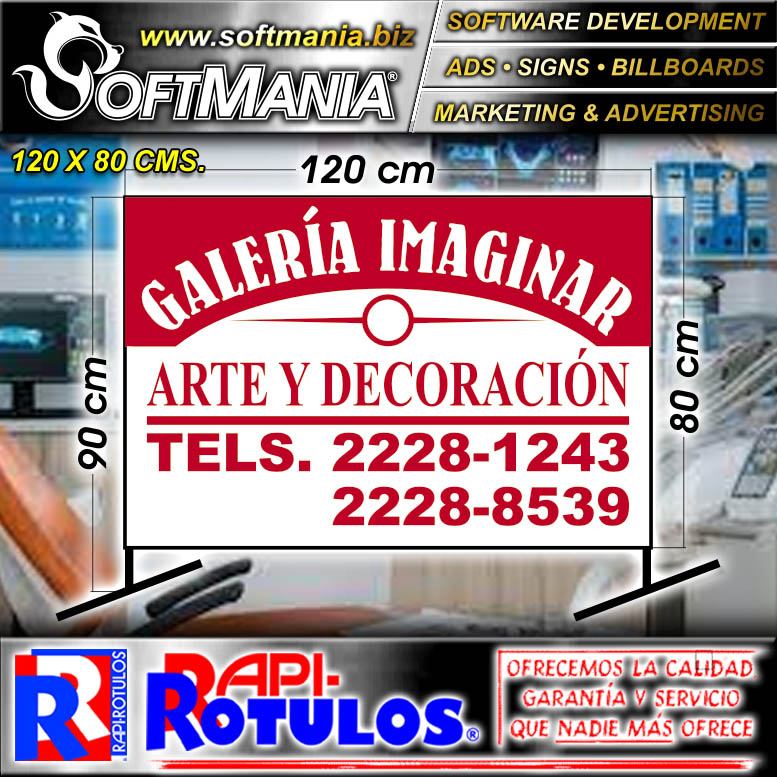 Read full article Metal Structure for Sidewalk Full Color Printing with Text Art and Decoration Advertising Sign for Art Gallery brand Softmania Advertising Dimensions 47.2x35.4 Inches